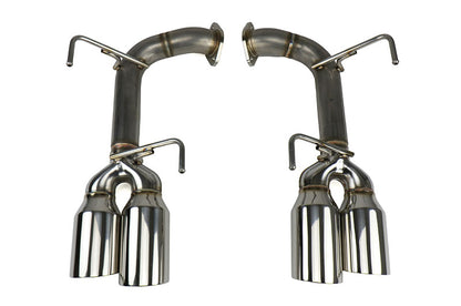 REMRO-TSVA-D4 Greddy Remark Axleback Exhaust 4in Tip - 2015+ WRX / STI-Stainless Tips-Double Wall,