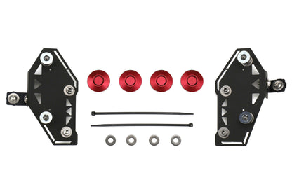 MOV15+RED Move Over Racing Bumper Quick Release Kit - 2015+ WRX / STI-Red-No,