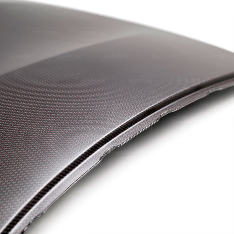 SEICR20TYSUP-DRY-RC Seibon Red Dry Carbon Fiber Roof Replacement - 2020-2021 Toyota A90 Supra,