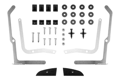 RALMF32-UR-BLK/CGN Rally Armor Mud Flaps - 2015+ WRX / 2015+ STI-Black Mud Flap with Green Logo,