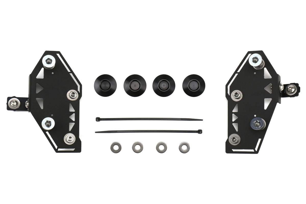MOV15+BLK Move Over Racing Bumper Quick Release Kit - 2015+ WRX / STI-Black-No,