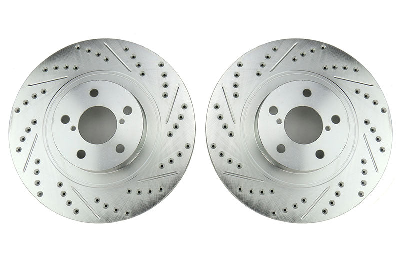STT227.47021 Stoptech C-Tek Sport Drilled and Slotted Front Rotor Pair - 2013-2021 FRS / BRZ / 86,