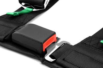 TAK70002-0 Takata Drift III 4-Point Harness Black Snap-On,