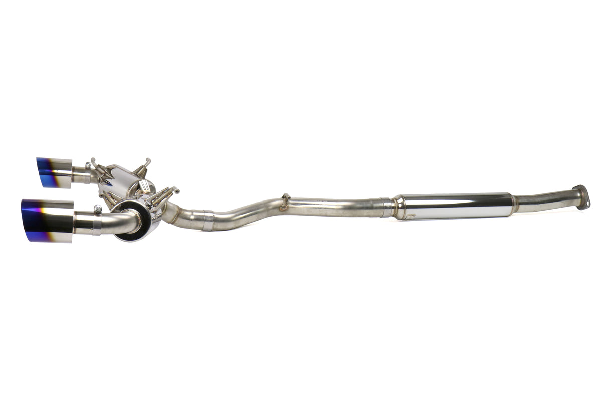 MXPMXCRFT86B MXP Comp RS TI Tips Catback Exhaust System Blue Tips - 2013+ FT86,