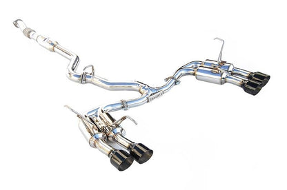 INVHS15STIGM4SB Invidia Gemini (R400) Quad Tip Exhaust - 2015+ WRX / 2015+ STI-Black,
