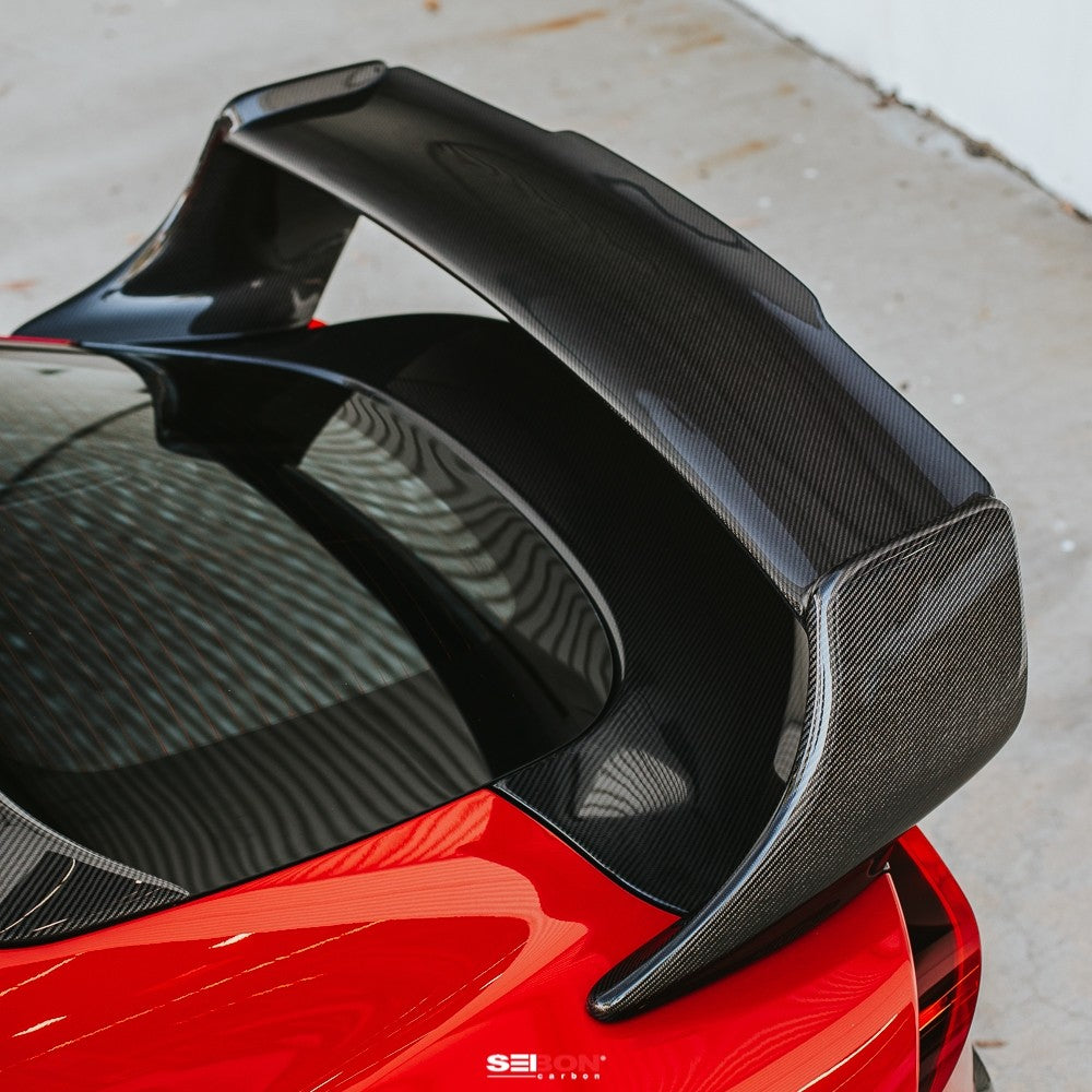 SEIRS20TYSUP-TD Seibon TD-Style Carbon Fiber Rear Spoiler 2020+ Toyota Supra GR,