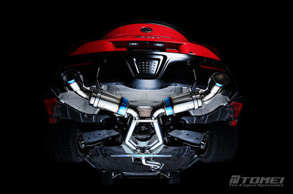 TOMTB6090-TY06B Tomei Dual Exit Full Titanium Expreme Ti Exhaust Muffler Kit Type-D - 2020-2021 Toyota A90 Supra,