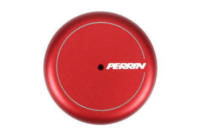 PERPSP-ENG-716RD PERRIN Performance Red Oil Filter Cover Hyper - 2015+ Subaru WRX / 2015+ Subaru BRZ,