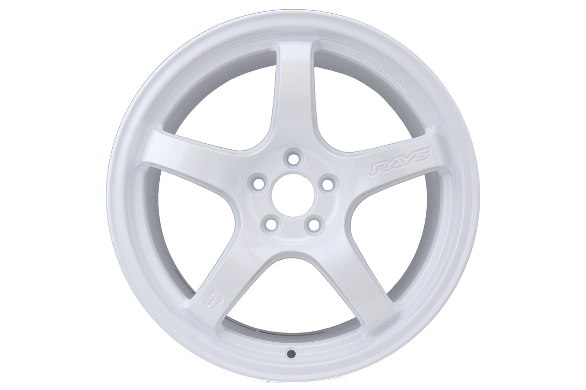 GRAWGCRQ38DCPP Rays Gram Lights 57CR Ceramic Pearl 17x9 +38 - 2013+ FR-S / BRZ / 86 / 204+ Forester x4,