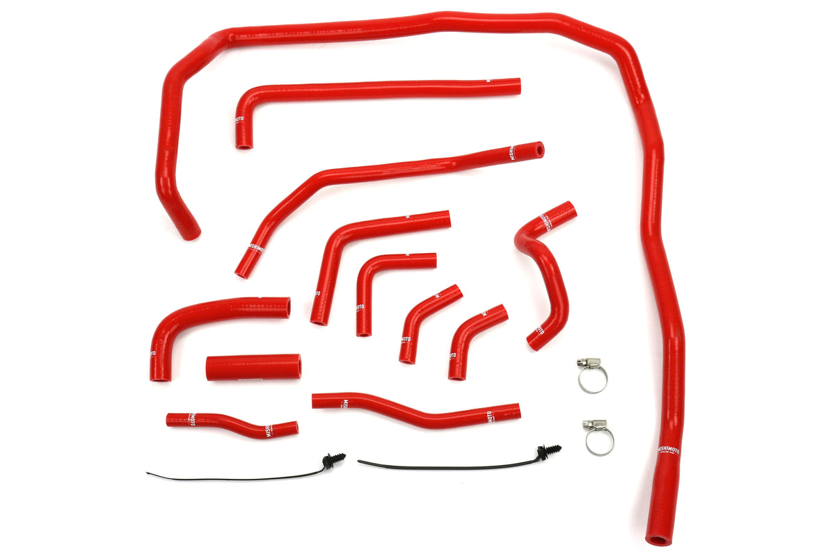 MIMMMHOSE-WRX-15ANCRD Mishimoto Silicone Ancillary Hose Kit (red, black, or blue) - 2015+ WRX-Red,