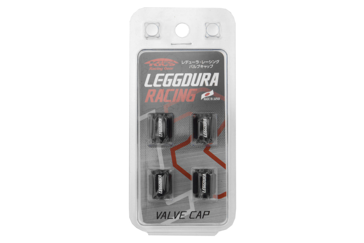 KICWCKIVK Project Kics Leggdura Valve Cap Set - Universal-Black,