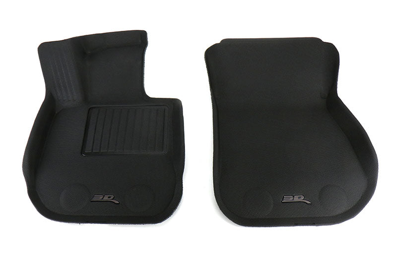 3D MAXpider Heavy Duty All Weather Floor Mats (Black) - Front Row - 2020-2024 Toyota GR Supra