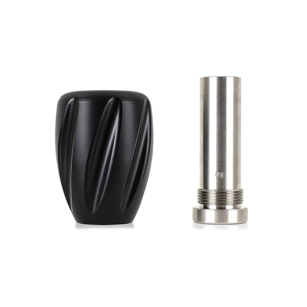 SKU: MMSK-TWST-BK,,Mishimoto Weighted Steel Core Shift Knob, Twist - Black,