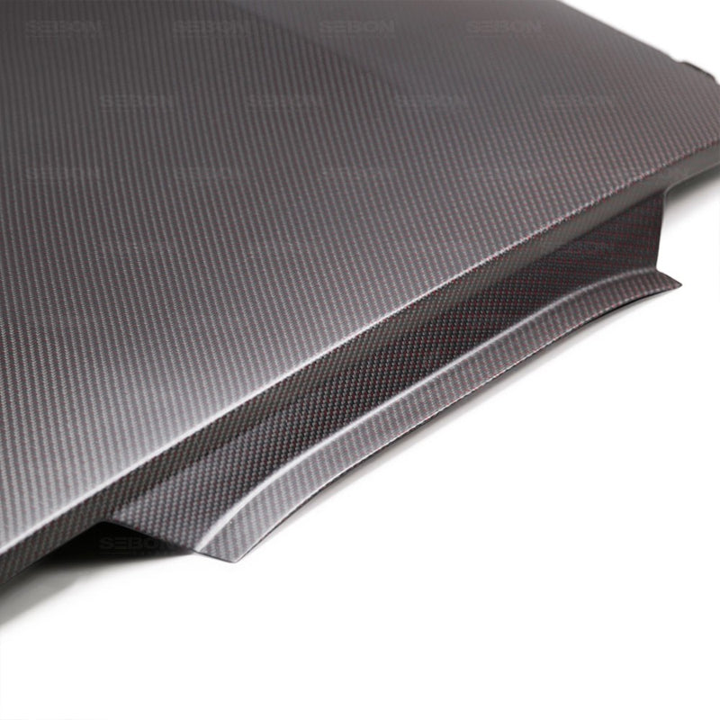 SEICR20TYSUP-DRY-RC Seibon Red Dry Carbon Fiber Roof Replacement - 2020-2021 Toyota A90 Supra,