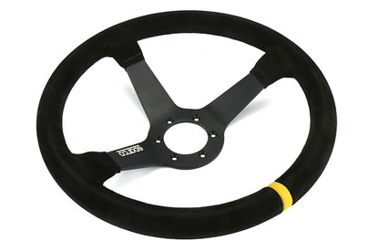 SPR015R345MSN Sparco R 345 Black Suede Steering Wheel - Universal,