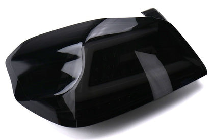 SCDLT-WRX15BBLED-SQ-TM Spec-D Sequential LED Tail Lights - 2015+ WRX / STI-Glossy Black-Tinted Lens-White LED Bar,