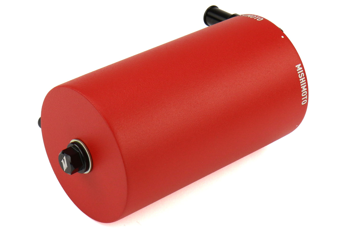 MIMMMOCC-LAWRD Mishimoto Oil Catch Can (Large) - Universal-Red,