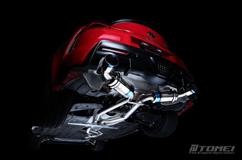 TOMTB6090-TY06B Tomei Dual Exit Full Titanium Expreme Ti Exhaust Muffler Kit Type-D - 2020-2021 Toyota A90 Supra,