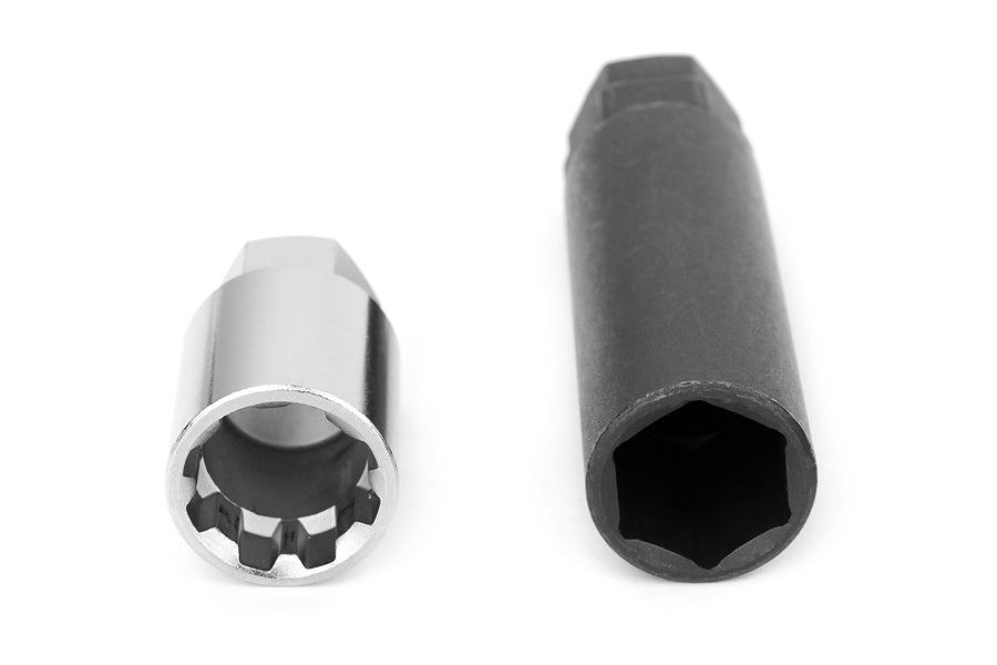 VLKW1712125B Rays Lug Nuts 17Hex Lock & Lug Nut-Black,