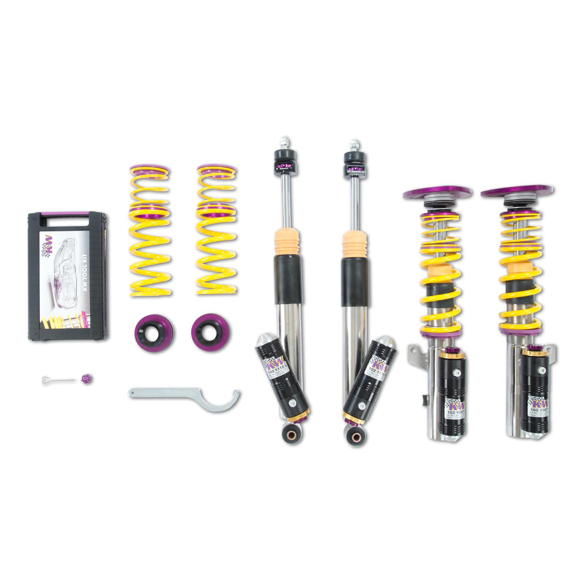 KWS397202CG KW Suspension 3-WAY Clubsport Coilover Kit - 2020-2021 Toyota A90 Supra,