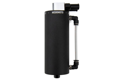 MIMMMOCC-SAWBK Mishimoto Wrinkle Small Aluminum Oil Catch Can - Universal-Black,