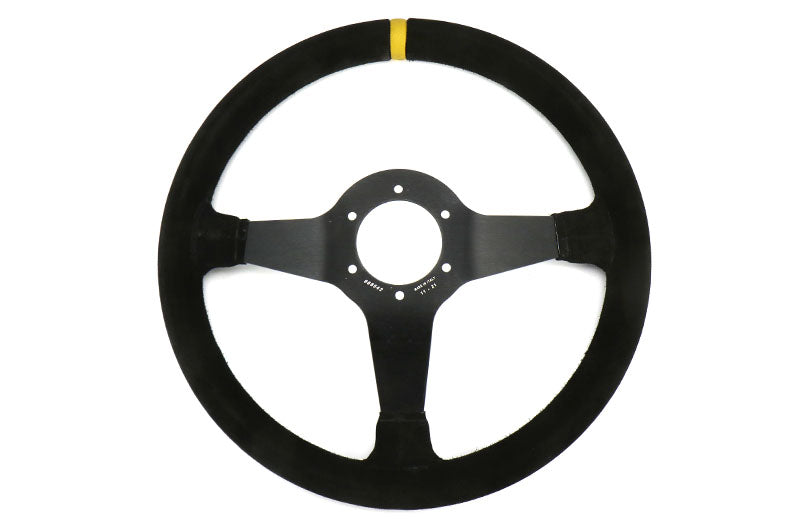 SPR015R345MSN Sparco R 345 Black Suede Steering Wheel - Universal,