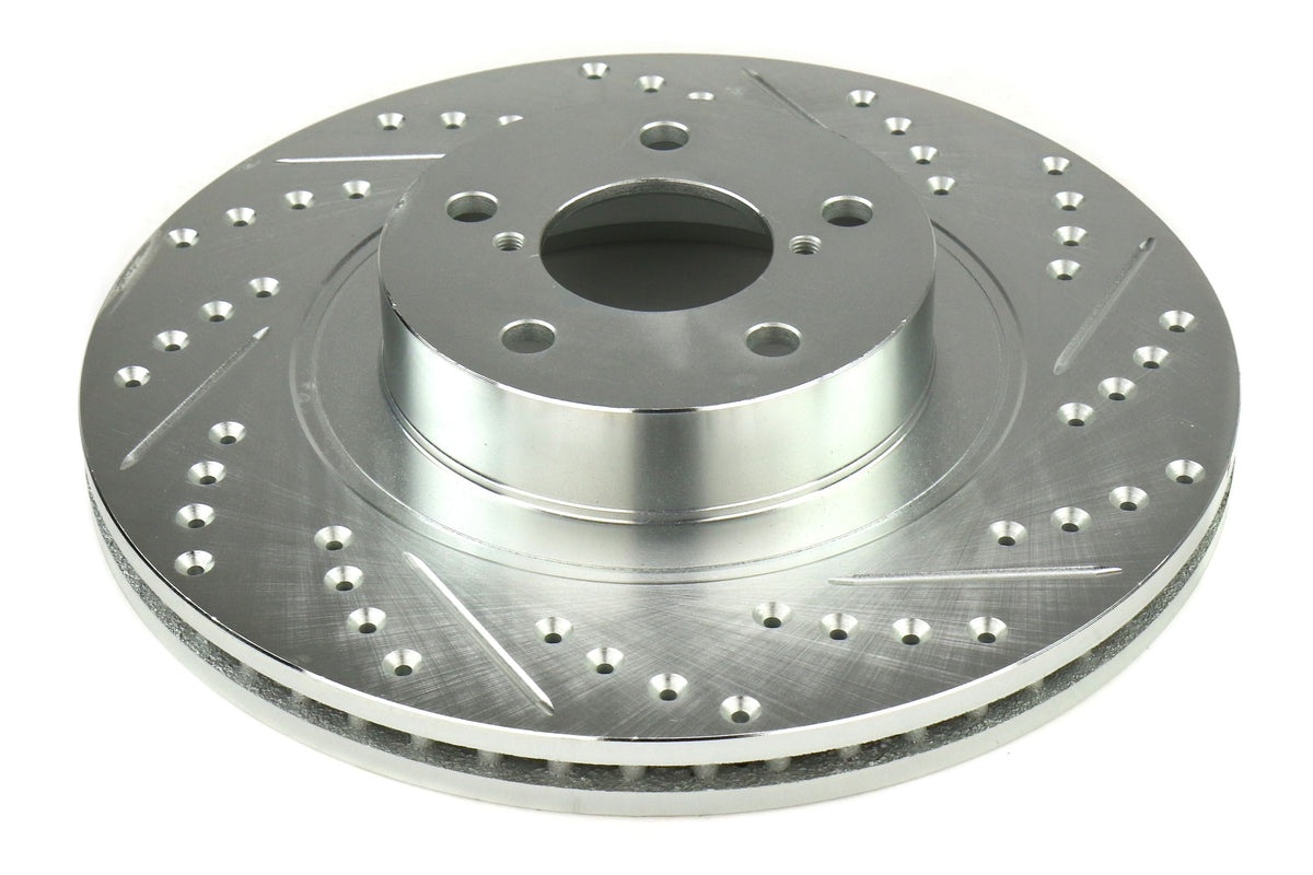 STT227.47021 Stoptech C-Tek Sport Drilled and Slotted Front Rotor Pair - 2013-2021 FRS / BRZ / 86,