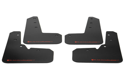 RALMF26-UR-BLK/RD Rally Armor Mud Flaps - 2013+ Crosstrek-Black Mud Flap with Red Logo,