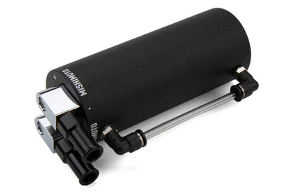 MIMMMOCC-SAWBK Mishimoto Wrinkle Small Aluminum Oil Catch Can - Universal-Black,