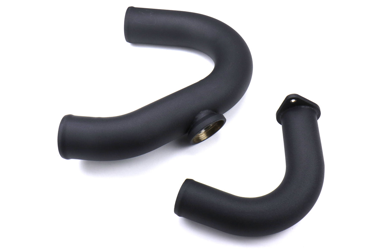 ETS200-40-ICP-003 ETS Front Mount Intercooler Piping Kit - 2015-2018 WRX-Wrinkle Black - Stainless Steel-HKS BOV-Stock,