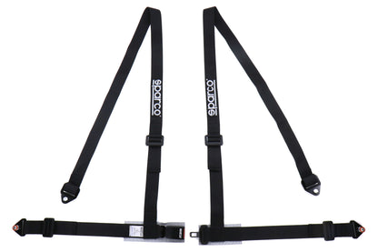 SPR04604BV1NR Sparco Belt 2 Inch 4-Point Bolt-In Harness - Universal-Black,
