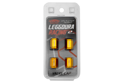 KICWCKIVA Project Kics Leggdura Valve Cap Set - Universal-Gold,