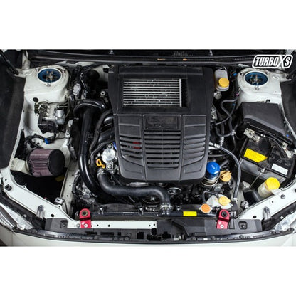 TXSW15-RADSTAY-RED TurboXS Radiator Stay Bracket - 2015+ WRX / 2015+ STI-Red,