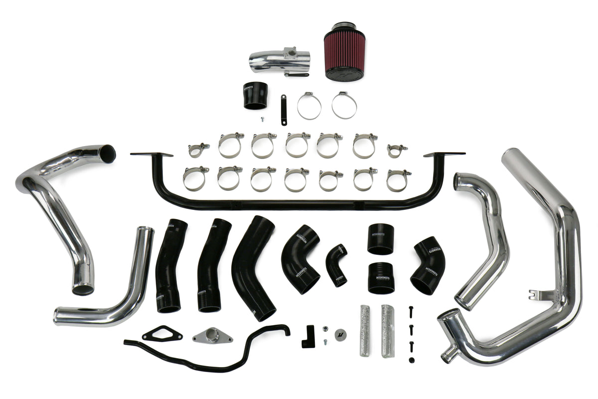 MIMMMINT-STI-15AIBK Mishimoto Front Mount Intercooler - 2015+ STI-Black Intercooler with Intake,
