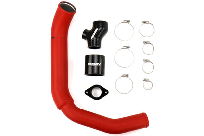 PERPSP-ITR-200RD Perrin High Flow Aluminum Charge Pipe - 2015+ WRX / 2014+ Forester XT-Red,