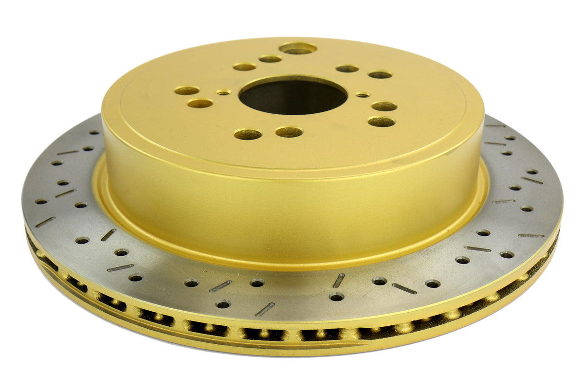 DBA 4000 Drilled/Slotted Rotor Single Rear - 2013-2016 Scion FR-S / 2013-2020 Subaru BRZ / 2017-2019 Toyota 86