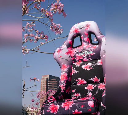 NRGFRP-302-SAKURA NRG Innovations FRP Sakura Japanese Blossom Edition Bucket Seat (Large) - Universal,