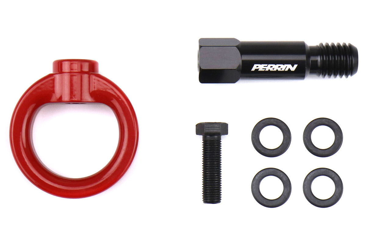 PERPTP-BDY-250RD Perrin Rear Tow Hook Kit - 2020 Supra-Red,