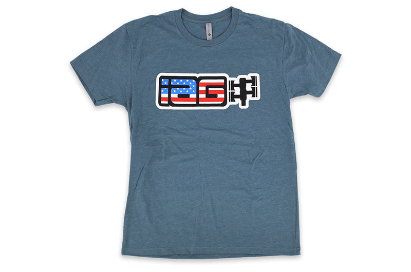 IAG Performance IAG USA Boxer Logo T-Shirt - Indigo / Small – FTSpeed