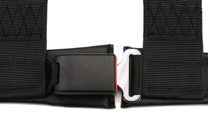 TAK70003-0 Takata 4 point Street Belt 3" w/ ASM (Black) - Universal,