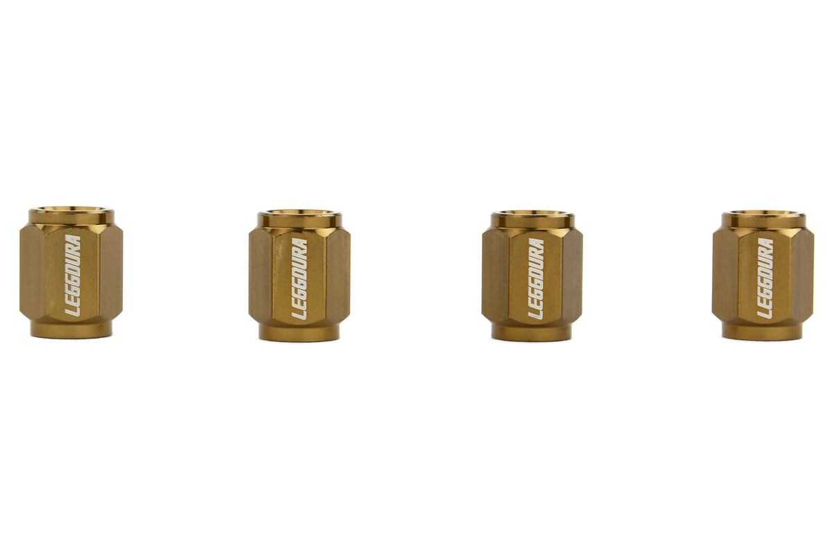 KICWCKIVB Project Kics Leggdura Valve Cap Set - Universal-Bronze,