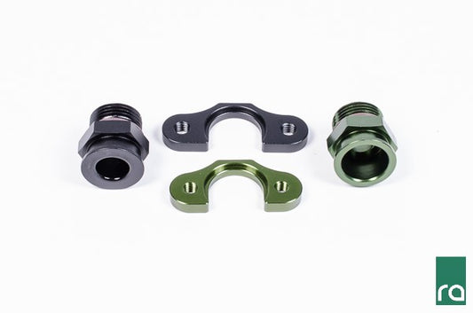 RAD20-0603 Radium Engineering FPR Adapter 8AN ORB 7mm Bore 39mm Spacing M6,