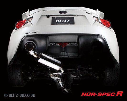 MT3290-PARENT Blitz Nur Spec R Catback Exhaust - 2013+ FT86,