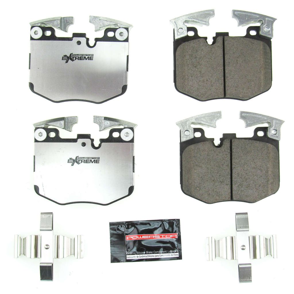 POWZ26-1867 Power Stop Z26 Street Performance Carbon-Fiber Ceramic Brake Pads Front - 2020+ Toyota Supra,