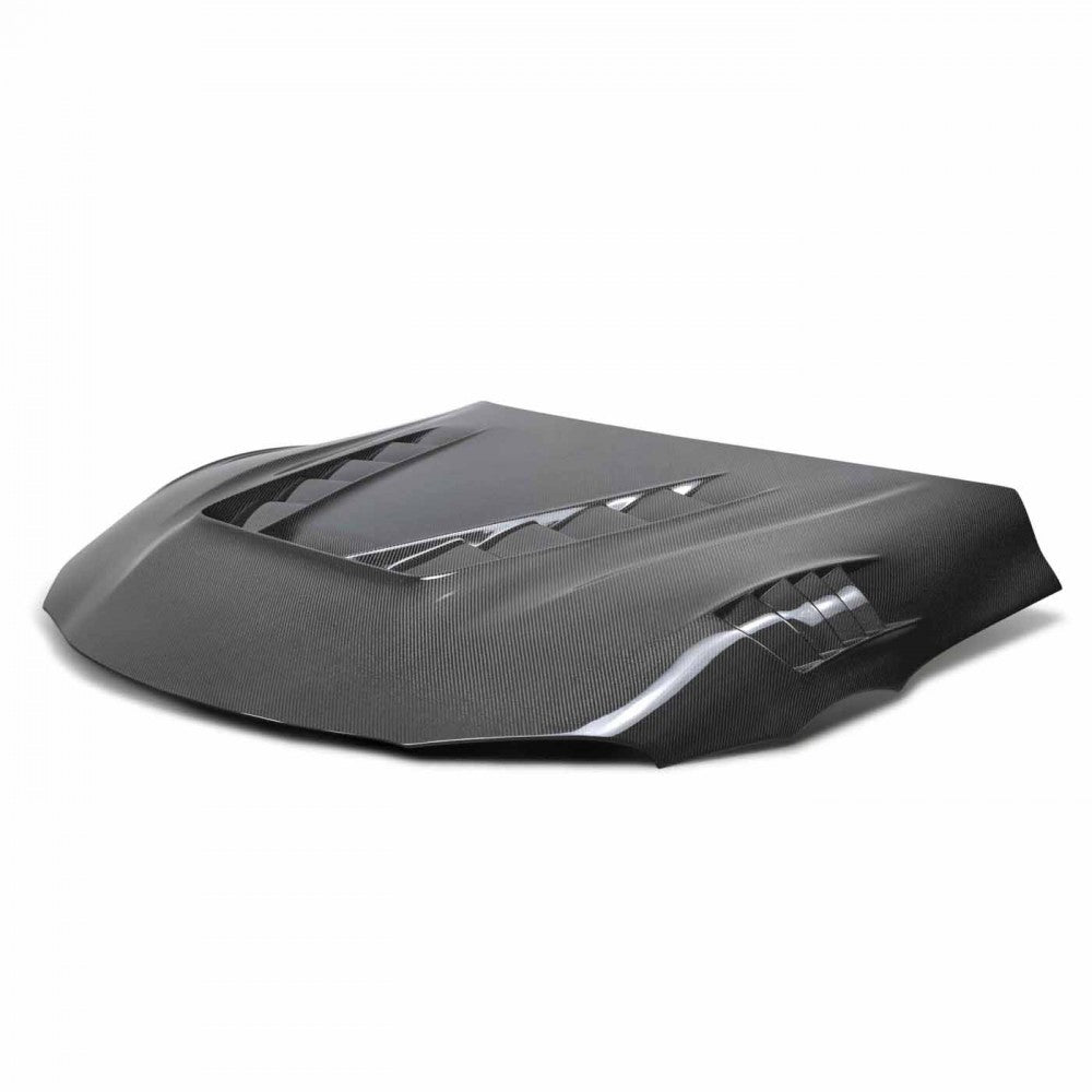SEIHD20TYSUP-TV-DS Seibon Carbon Fiber TV-Style Double-Sided Hood - 2020+ Toyota Supra,