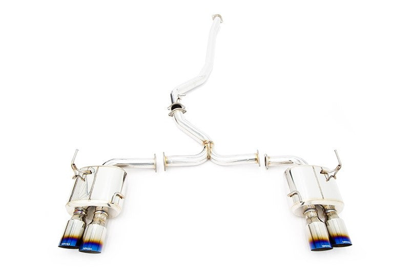 REMRK-C4076S-01T Remark 4" Quad Exhaust - 2015+ WRX / STI-Burnt Titanium Tips-Non-Resonated,