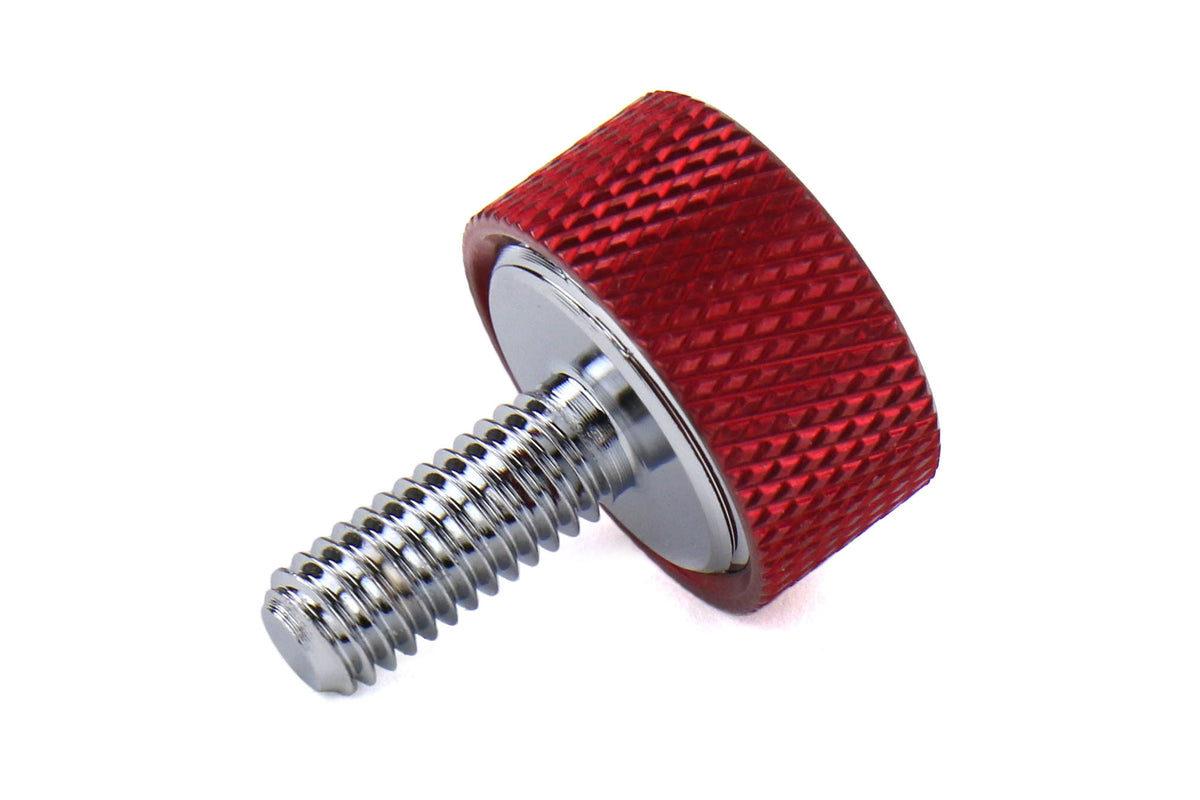 KICWKPLBR Project Kics Leggdura Racing 2pc License Plate Lock Bolts - Universal-Red,