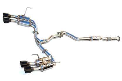 INVHS15STIGM4SB Invidia Gemini (R400) Quad Tip Exhaust - 2015+ WRX / 2015+ STI-Black,