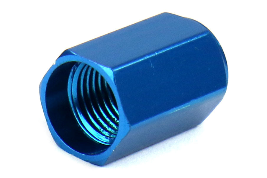 WMP45930U Wheel Mate TPMS Color Valve Step Sleeve and Cap Kit - Universal (Blue),