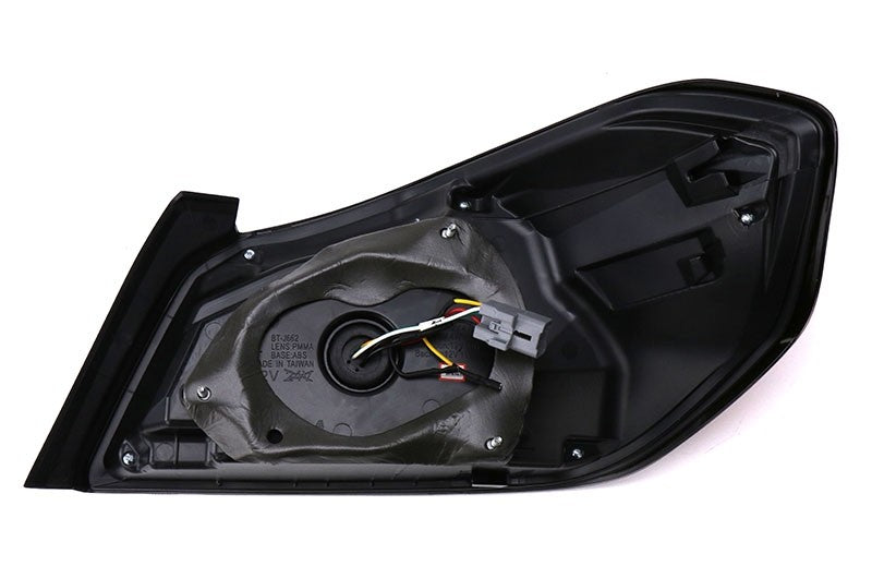 SCDLT-WRX15RLED-SQ-TM Spec-D Sequential LED Tail Lights - 2015+ WRX / STI-Chrome-Red Lens-Red LED Bar,